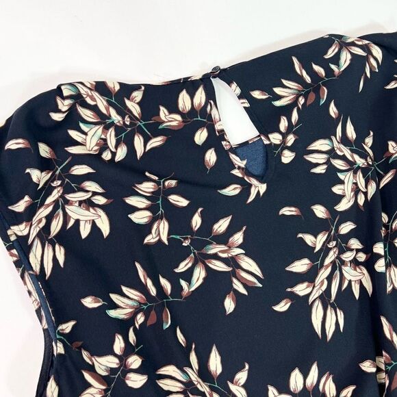 Collective Concepts Dress Womens 2X Stitch Fix  Blue Printed Sleeveless Keyhole - Picture 11 of 12